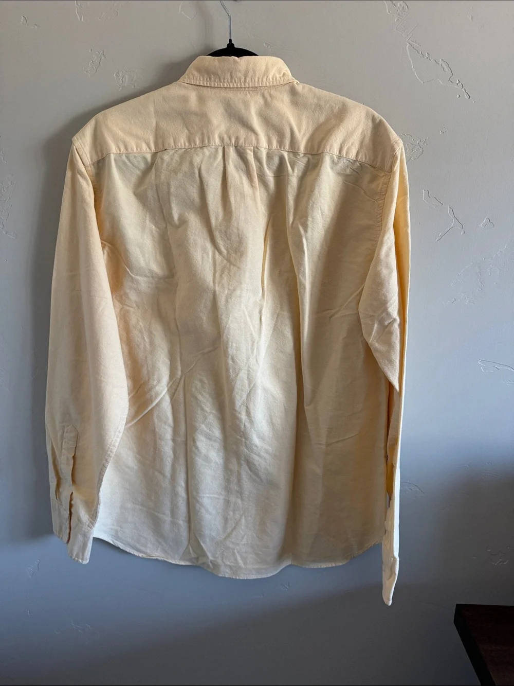 J. Crew yellow oxford button down